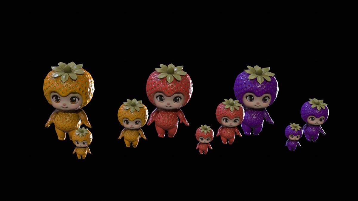 Chibi Fruit Strawberry