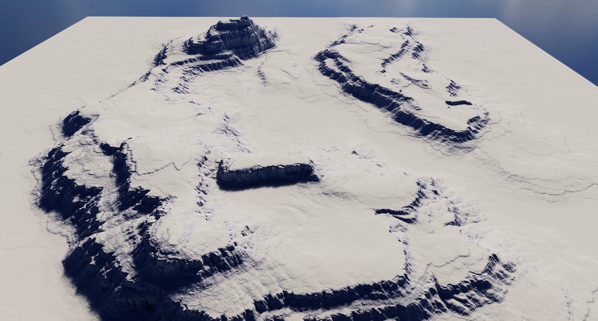 Terraced Canyon Shapes - StampIT!