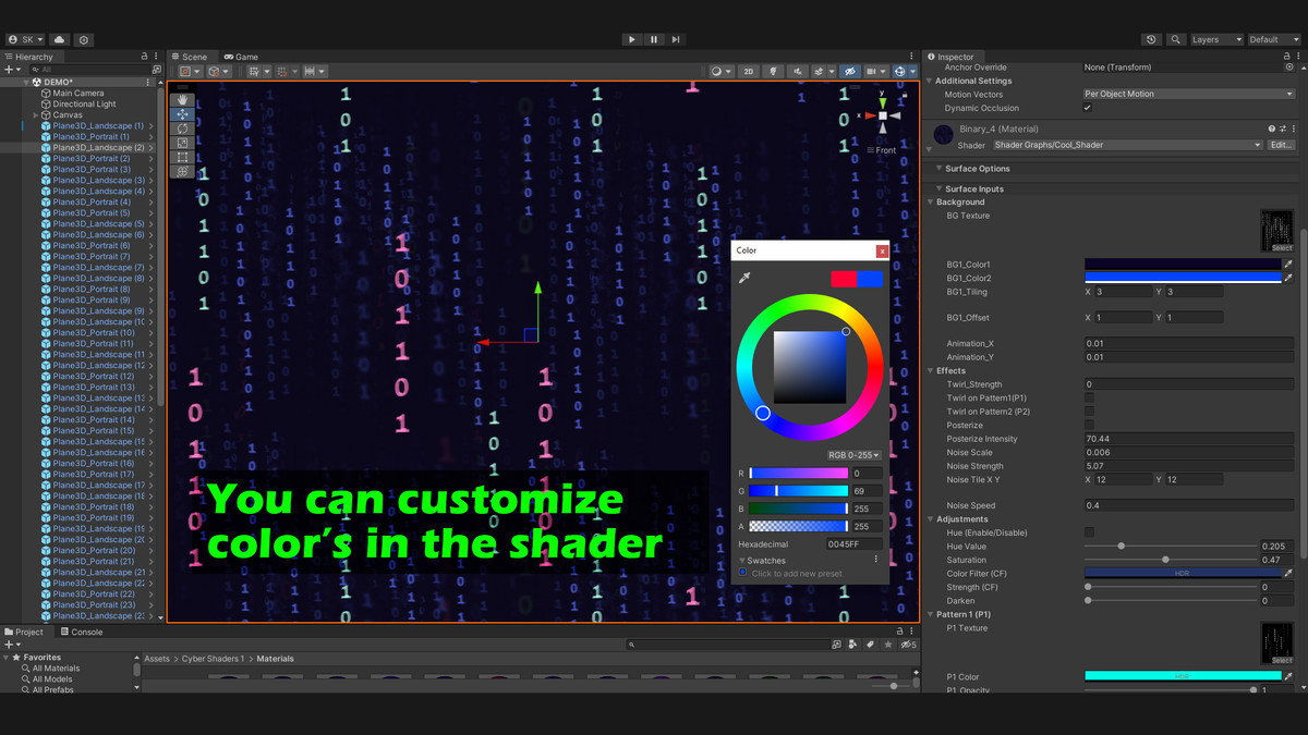 Sci-Fi Cyber BG Shade'r PRO