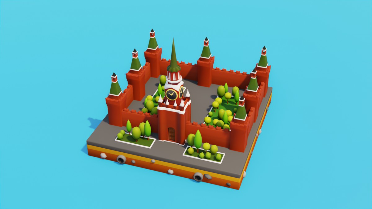 Low Poly European LandMarks by IGS