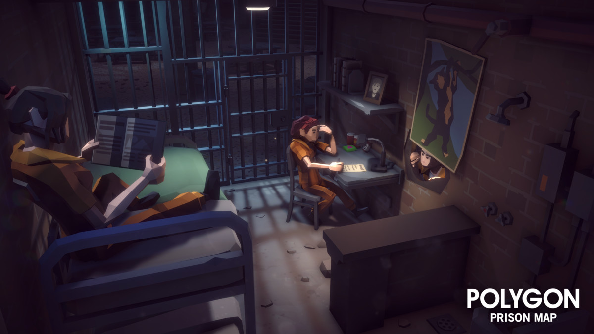 Bundle - POLYGON Police Station, Horror Asylum & Prison Map