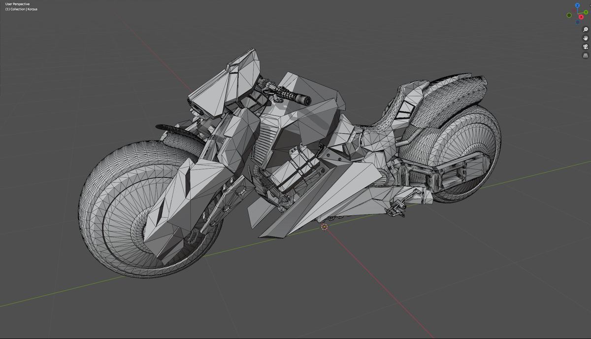 Cyberpunk Bike /rigged