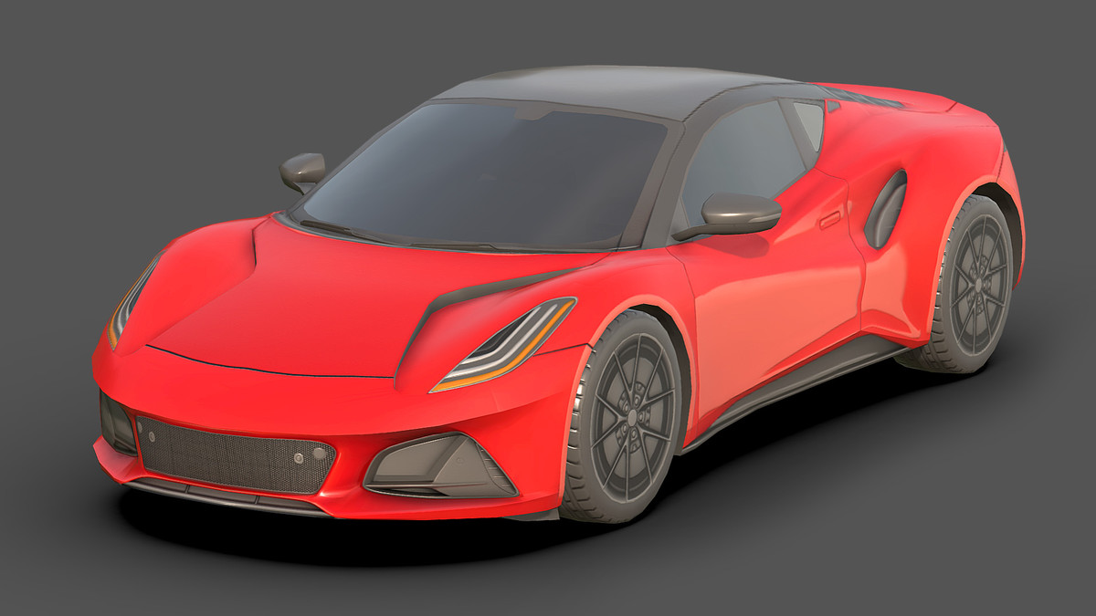 Sedan Low Poly Cars Pack