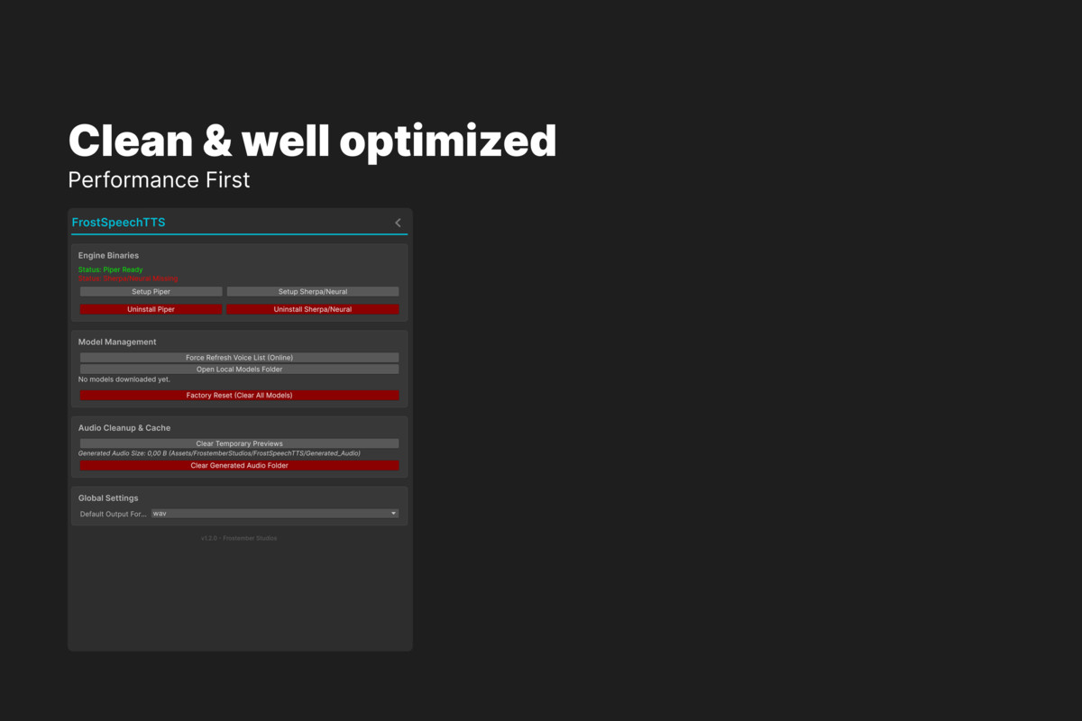 FrostSpeech TTS - Offline Text-to-Speech (TTS) & Voices Plugin