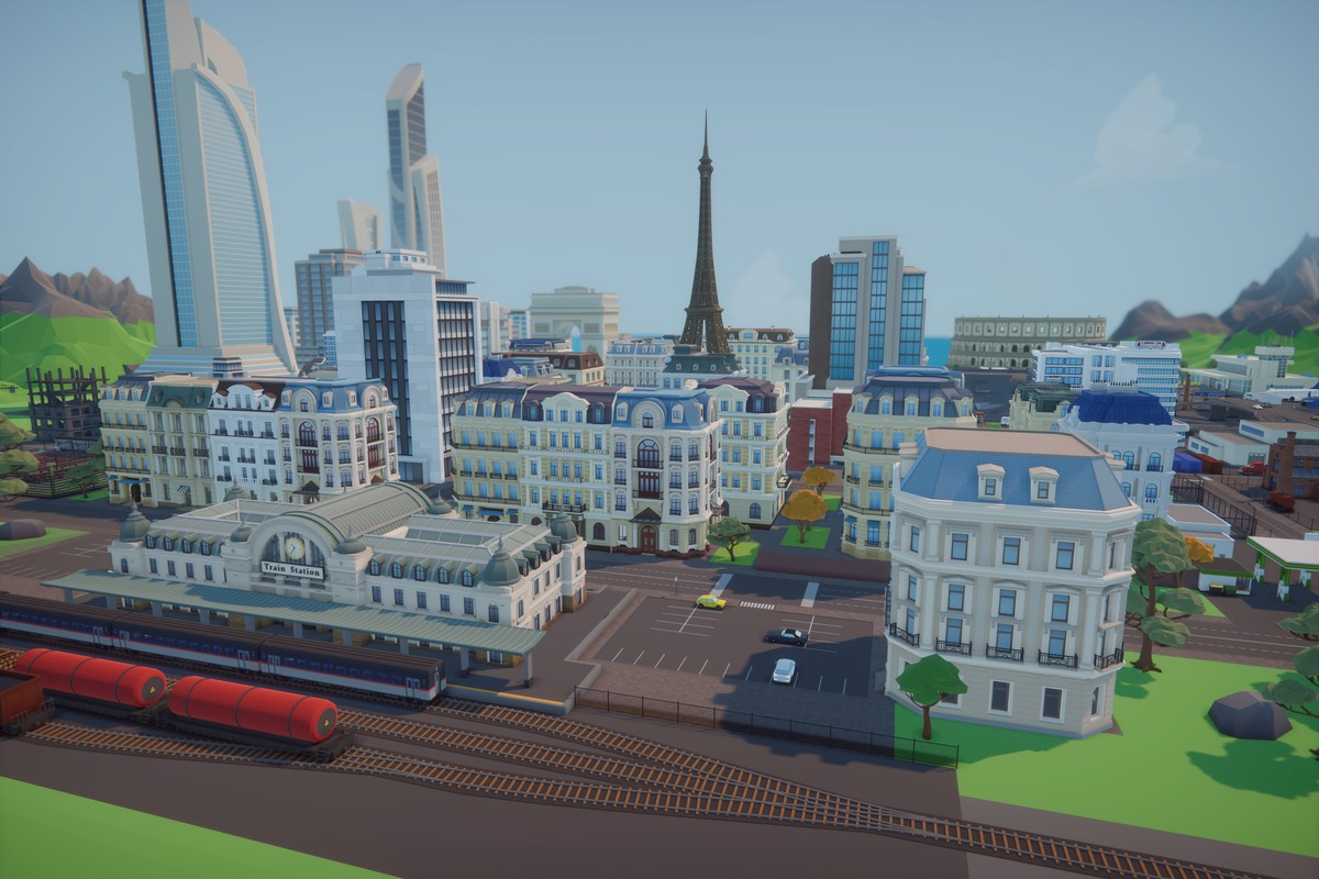Low Poly Euro City