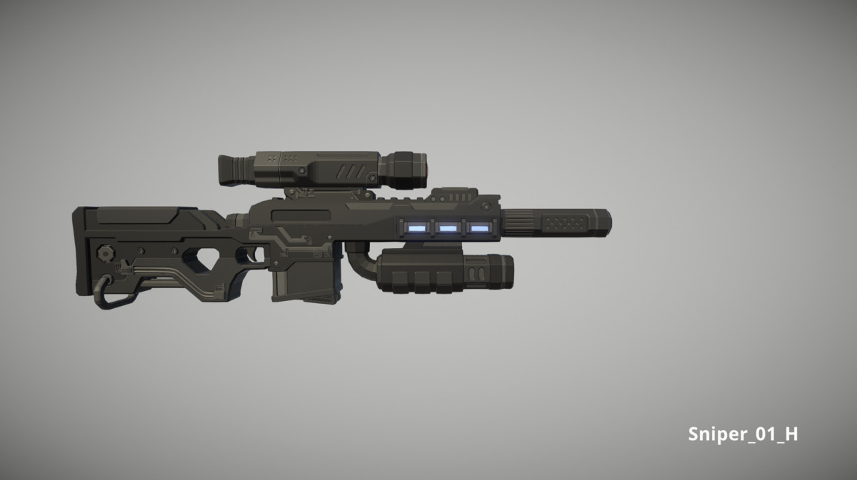 Cyberpunk Armory - Low Poly