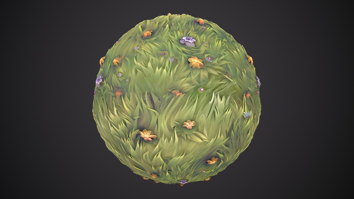 Stylized Textures - Vol 42 - Grass