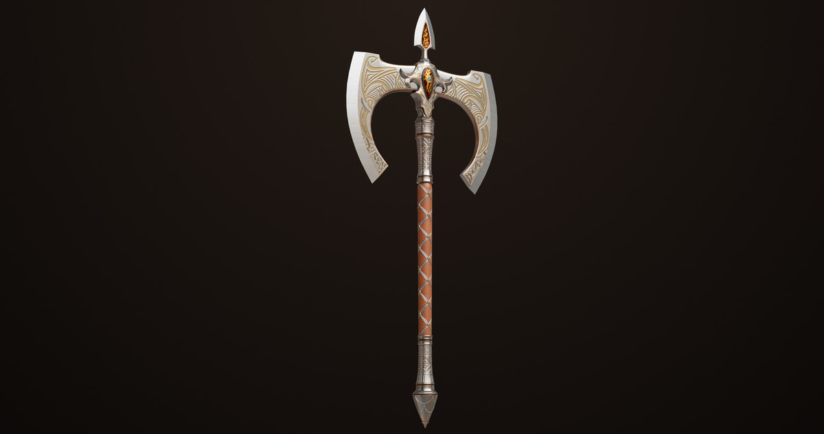 Battle Axe 12 URP HDRP Textures