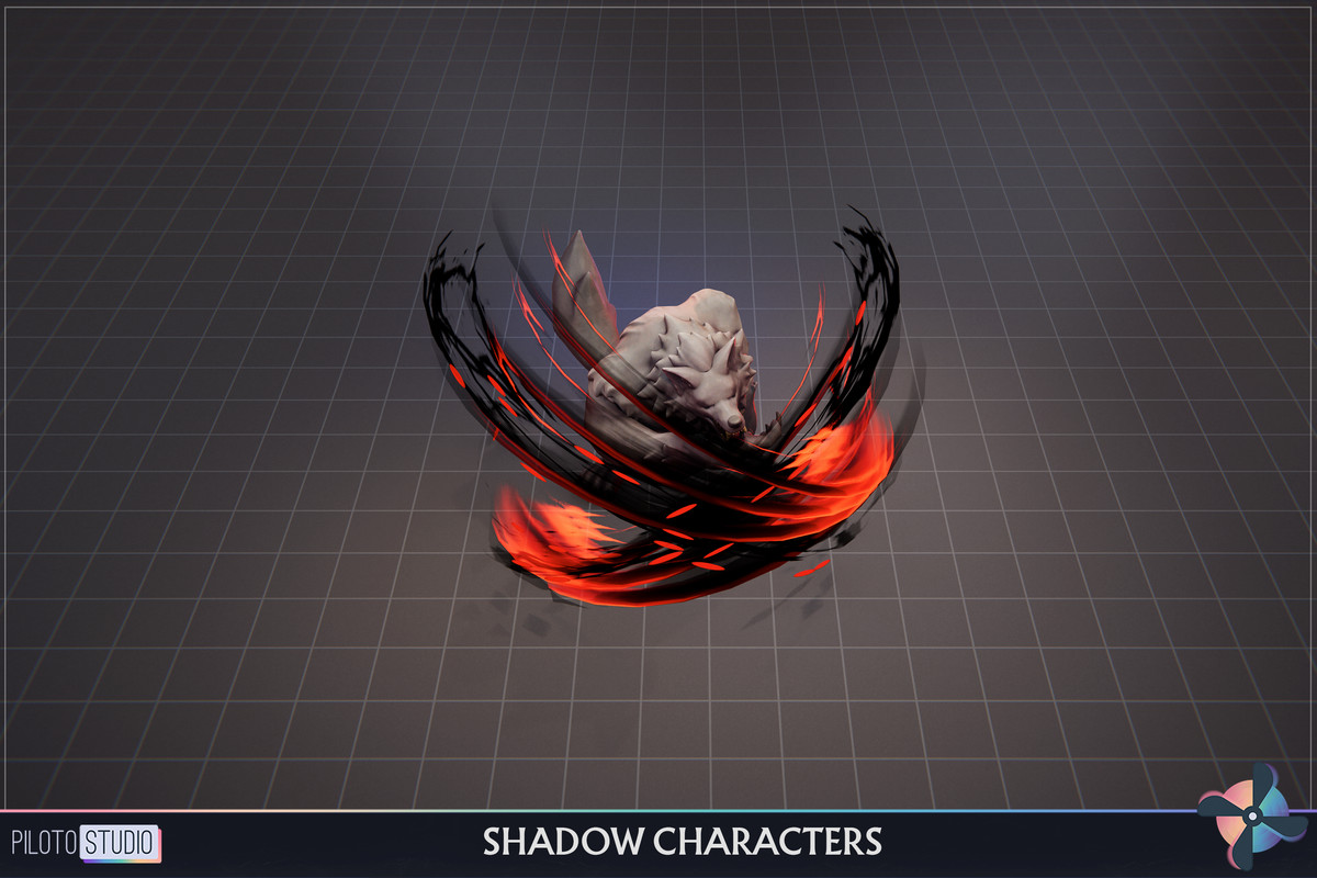Shadow Werewolf Boss - Character + Animations + Skill VFX
