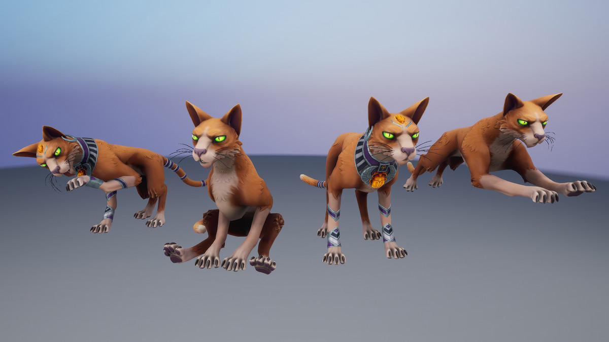 Stylized Egyptian Cat