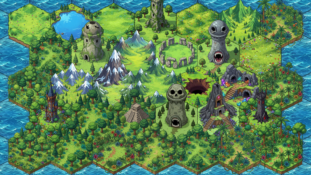 Ultimate Hex World Tiles Pack - Triple Realms Edition