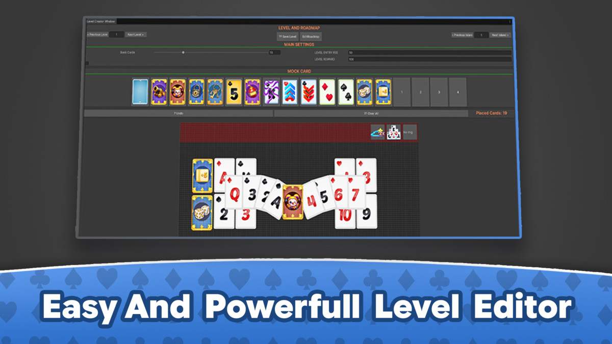 Solitaire Tripeaks Complete Game Template