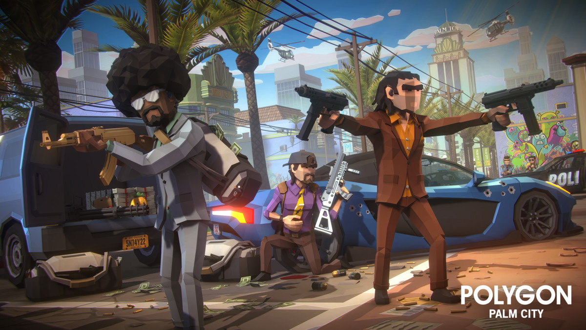 POLYGON - Palm City - Art by Synty