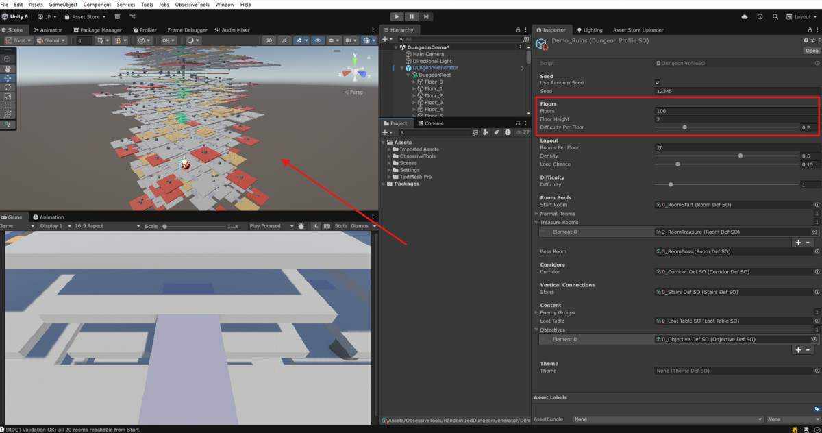 Randomized Dungeon Generator