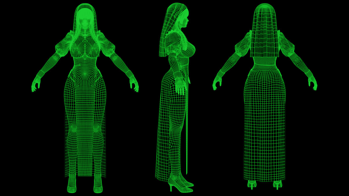 Nun Celestia - Female Character Series