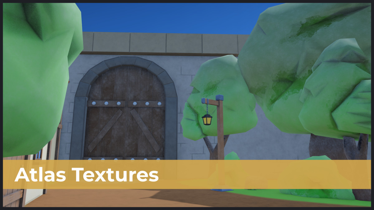 Stylized Medieval Settlement Low Poly