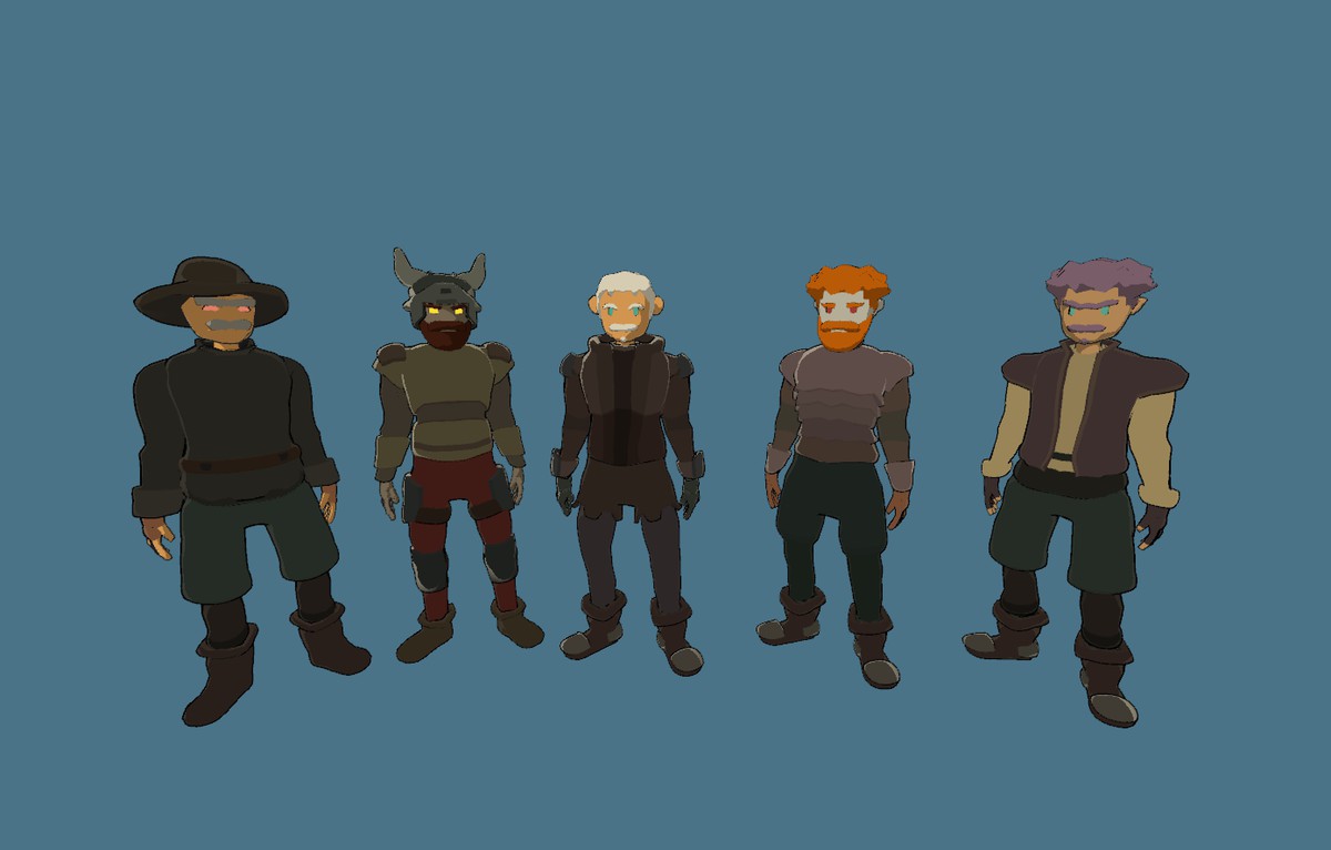 Modular Characters Pack - Stylized Low poly