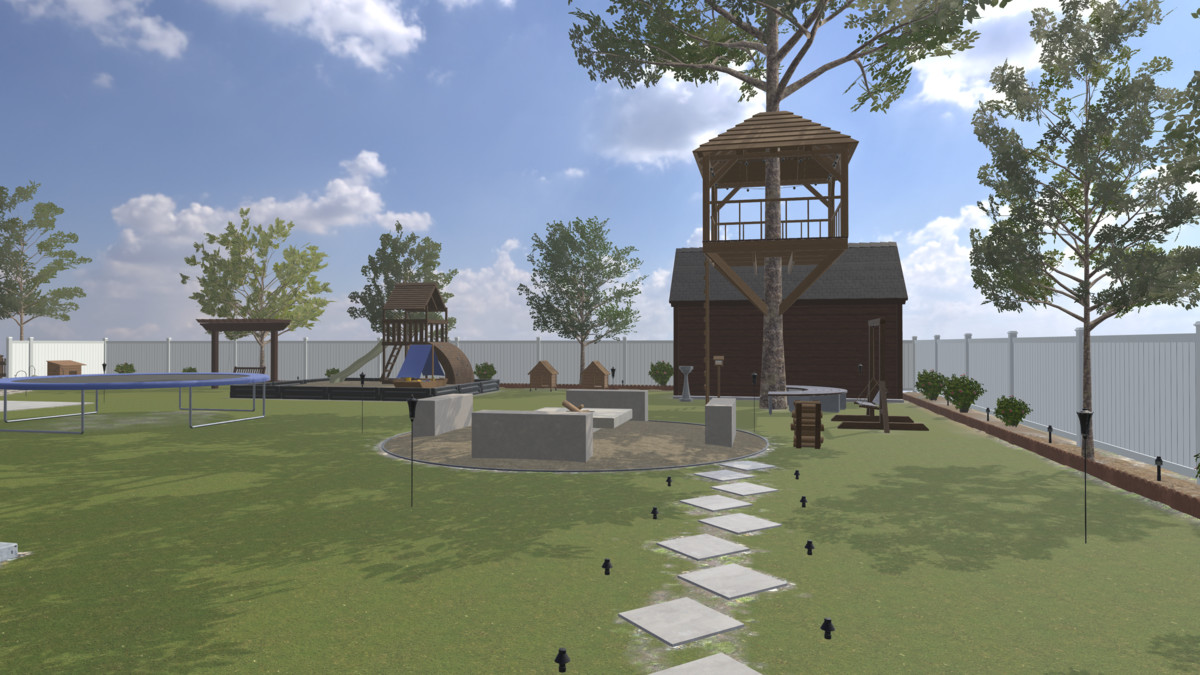 Modern House Exterior Props