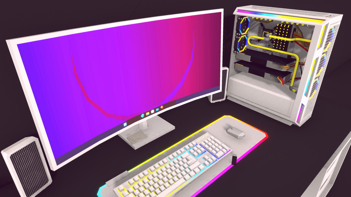 polygonal modular computer pack