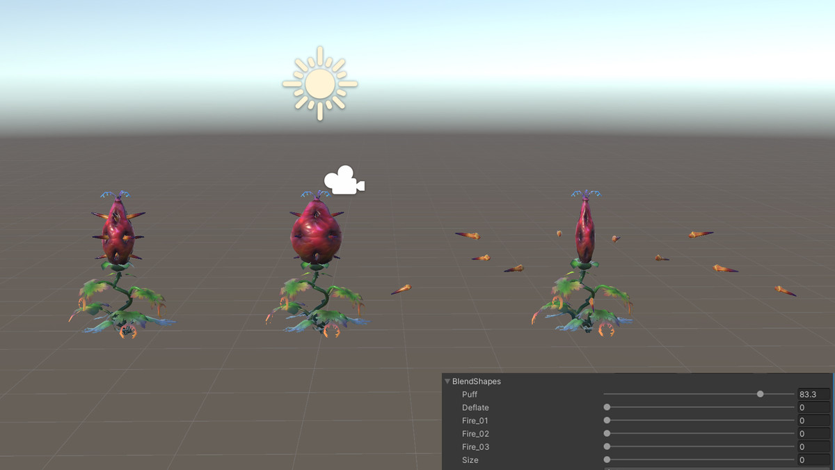 Spikemine Bloom — Animated 3D Trap Plant (AoE Damage)