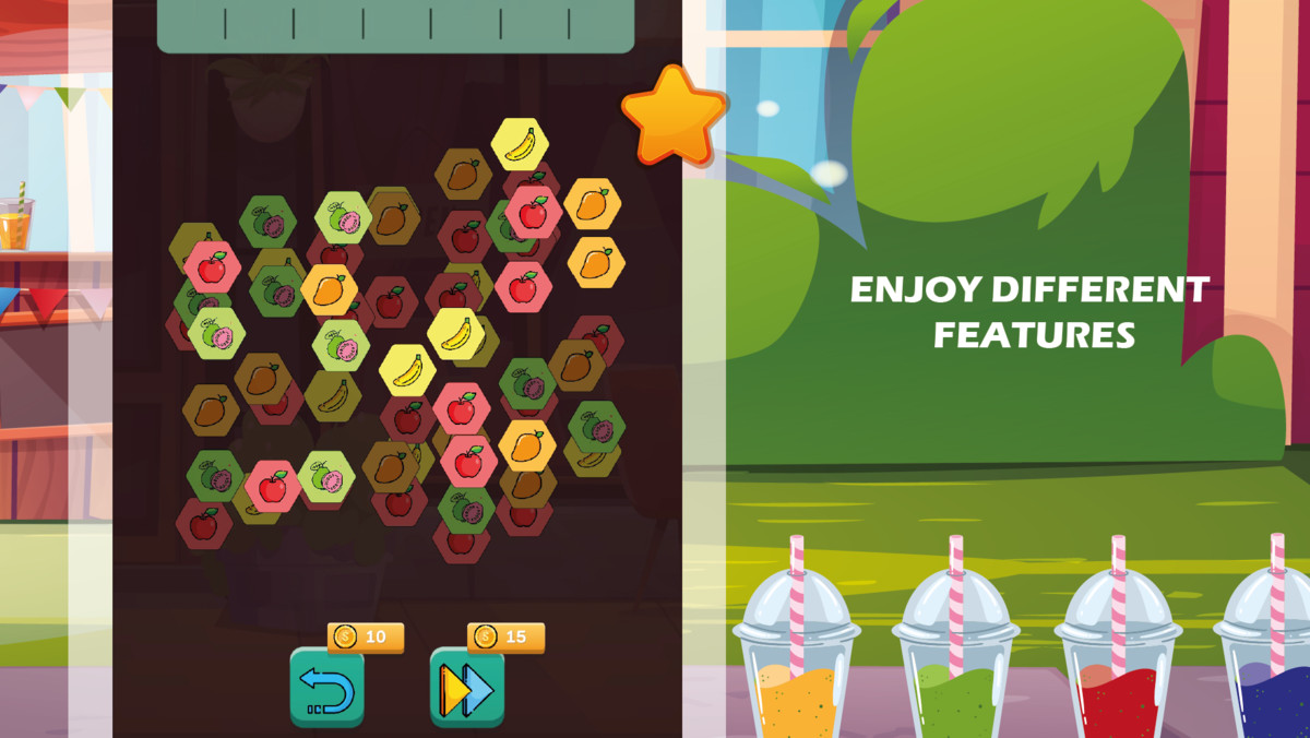 2D Juice Blast – Liquid Tile Puzzle Game Template