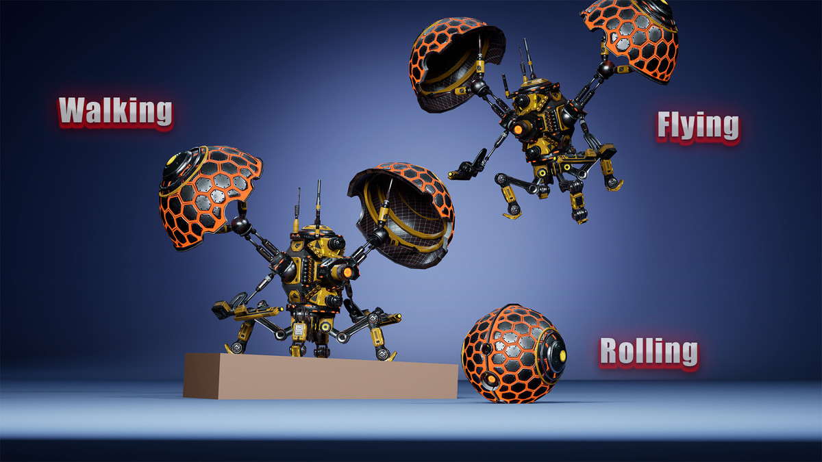 Sci-Fi Drones pack Vol 1