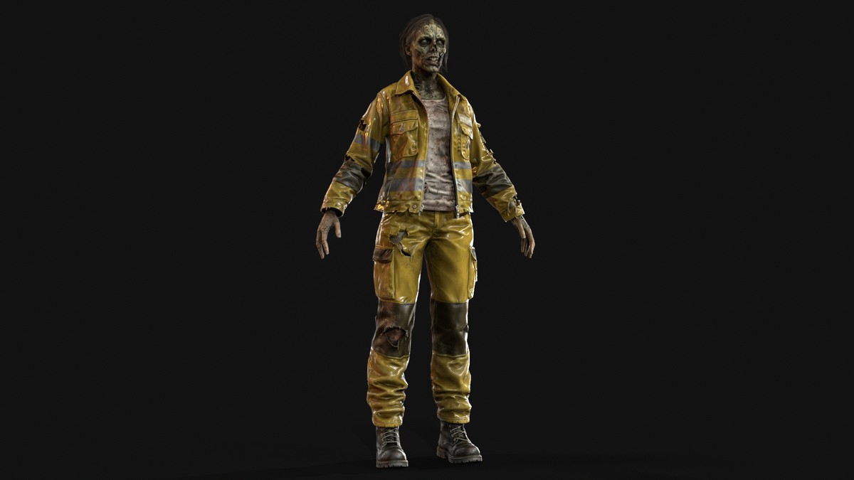 Zombie Worker Girl Two