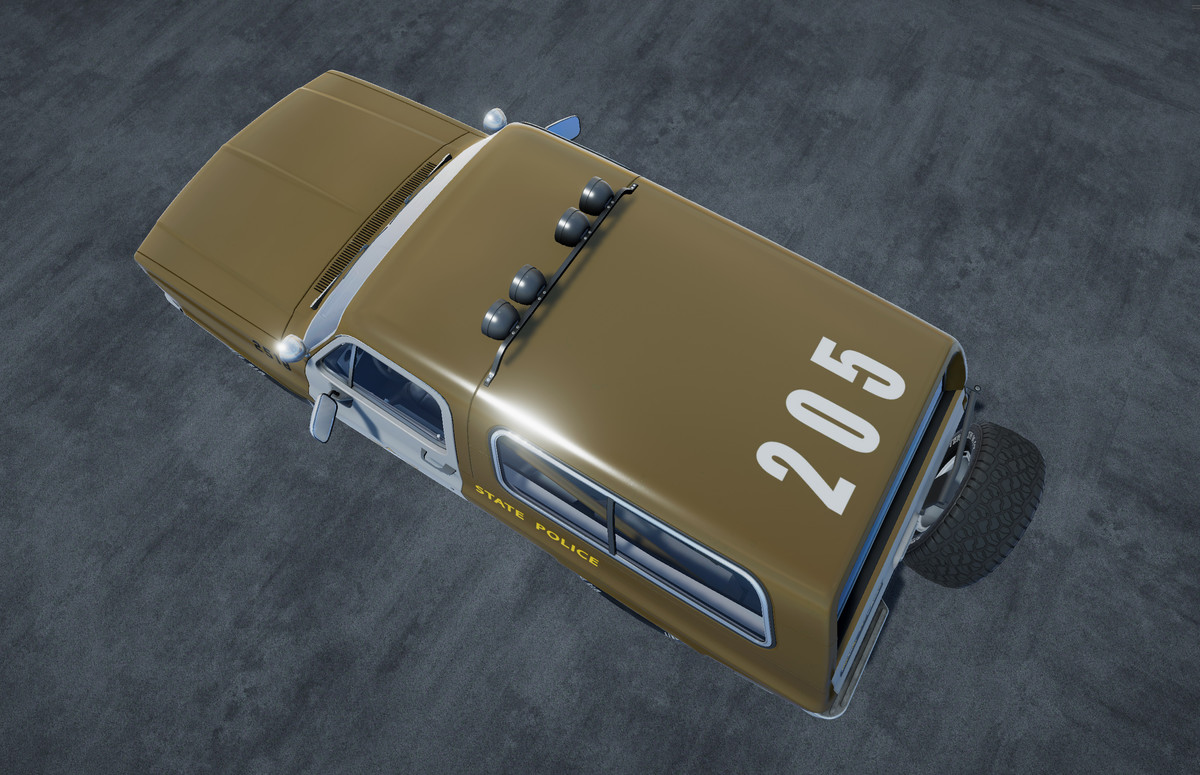 80s Offroad police car