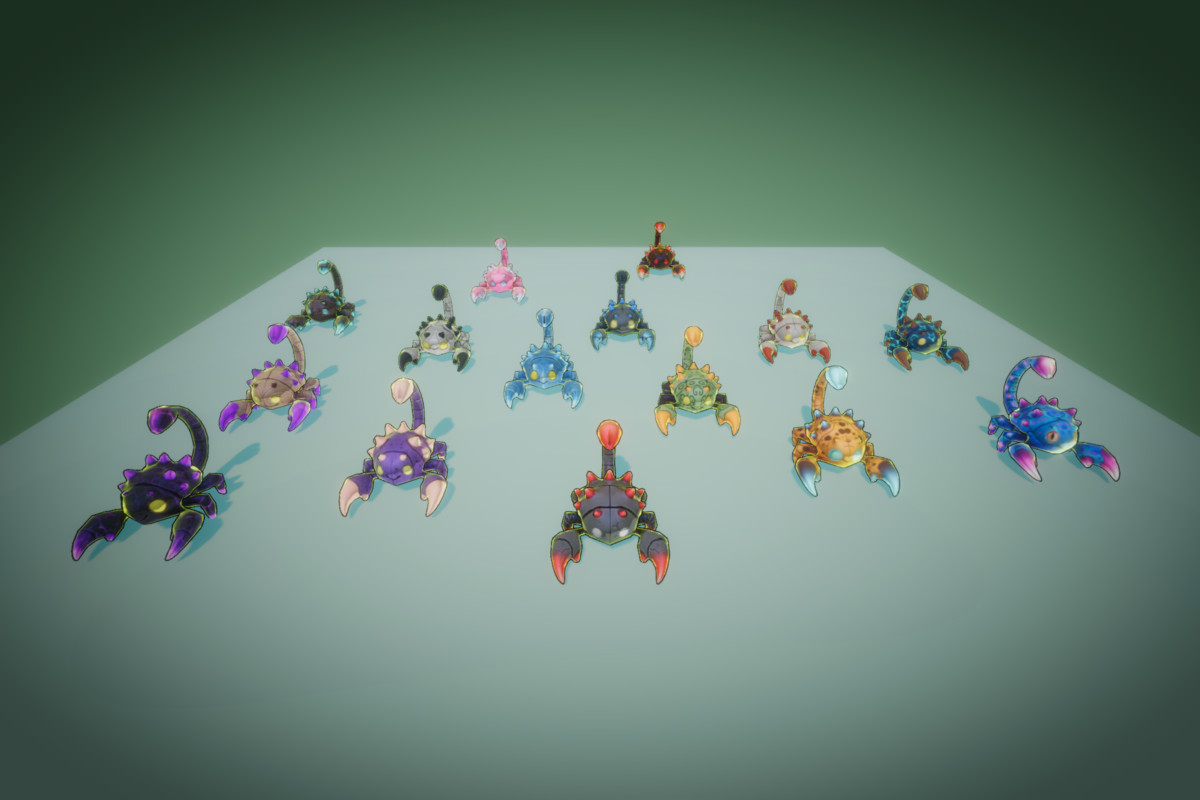 Fantasy Monster Evolution Pack 10-11–12 – Game Ready Creatures | PixeliusVita