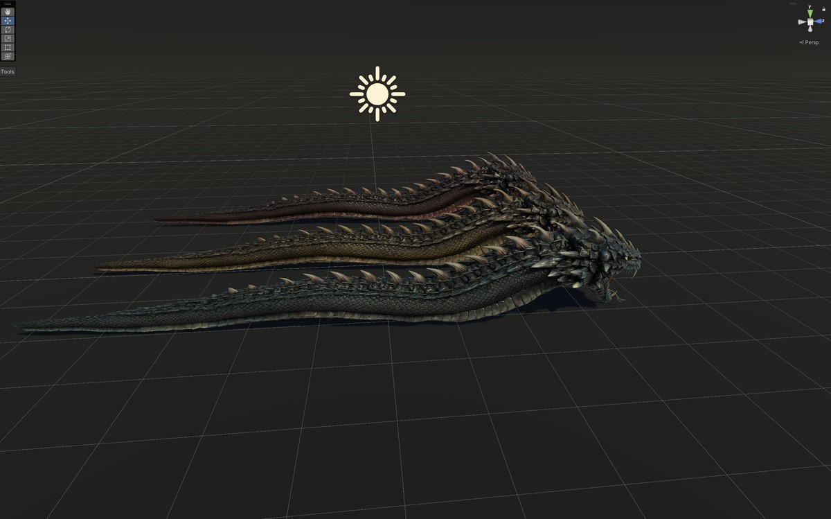 Basilisk Snake Character