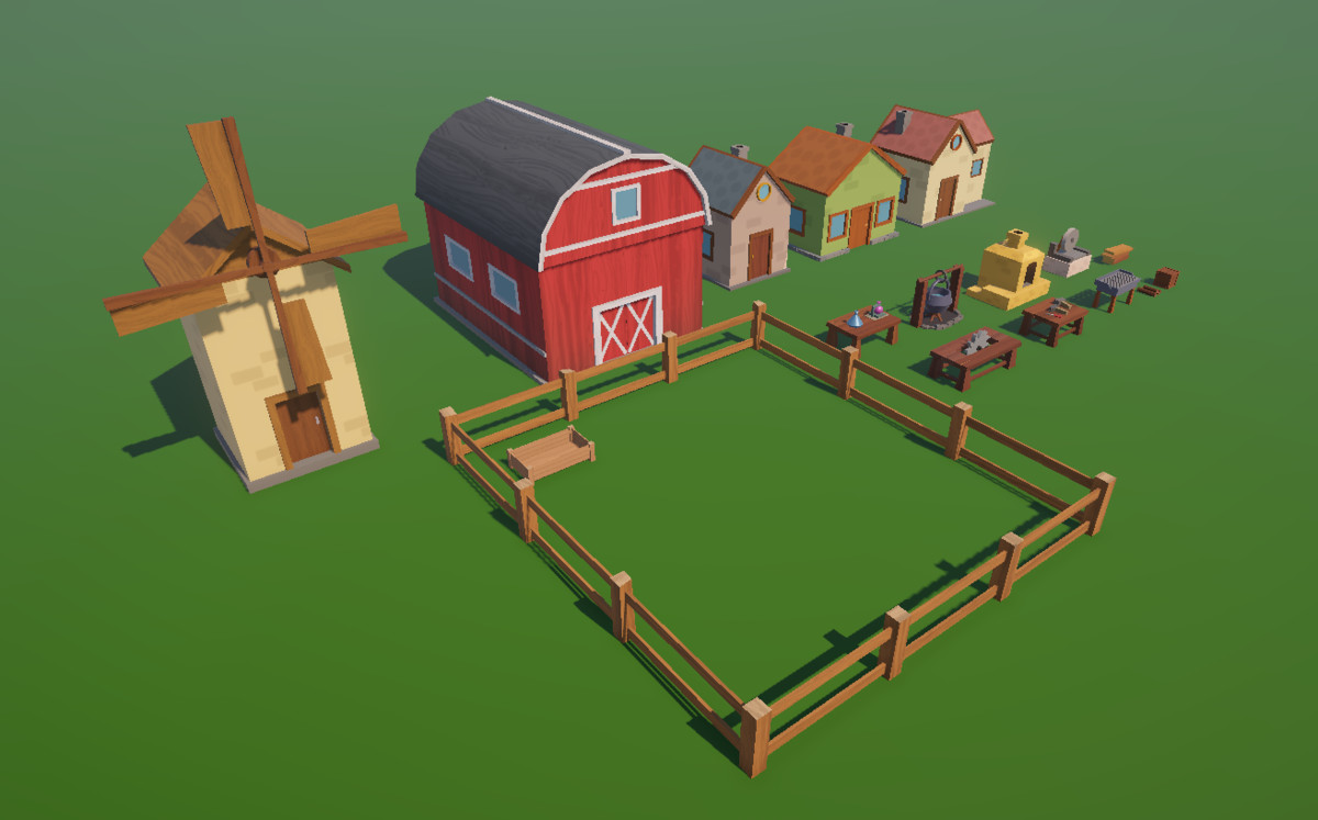 Stylized Crafting Workstations & Buildings