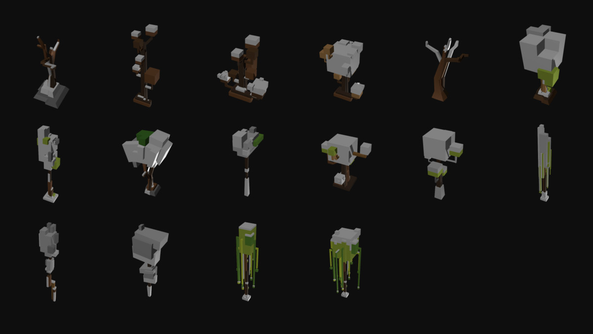 EpicVoxel World PRO - Winter Atolls & Forest (370+ assets)