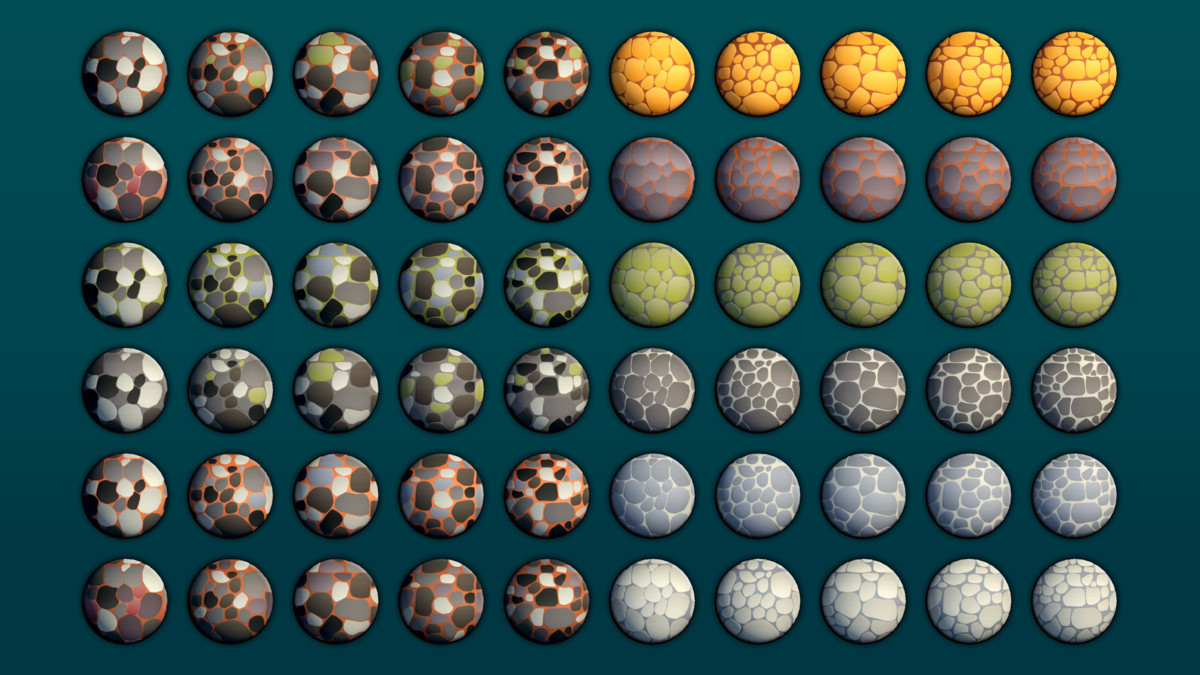 300+ Stylized PBR Ground & Surface Materials - Brick, Wood, Stone & Marble