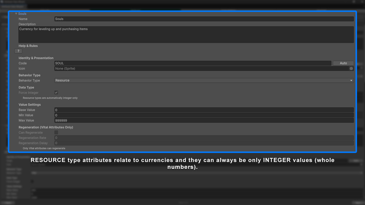LF Attribute Forge Pro: No Code Stat Generator with Stat Influences and Scaling
