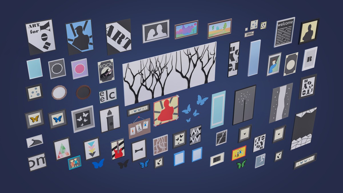 Interior 7 - Low Poly 3D Models Pack