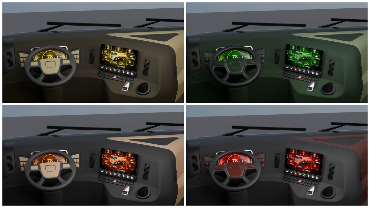 Modular Tanker Truck – Game Ready PBR Vehicle with Interior, UI Dashboard