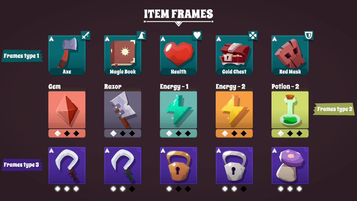 Stylized Fantasy GUI - HUD & UI Pack