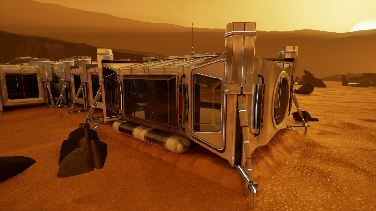 Futuristic Mars Colony Base – Modular Sci-Fi Environment