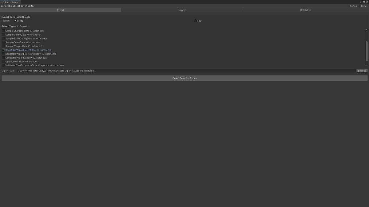 Scriptable Wizard