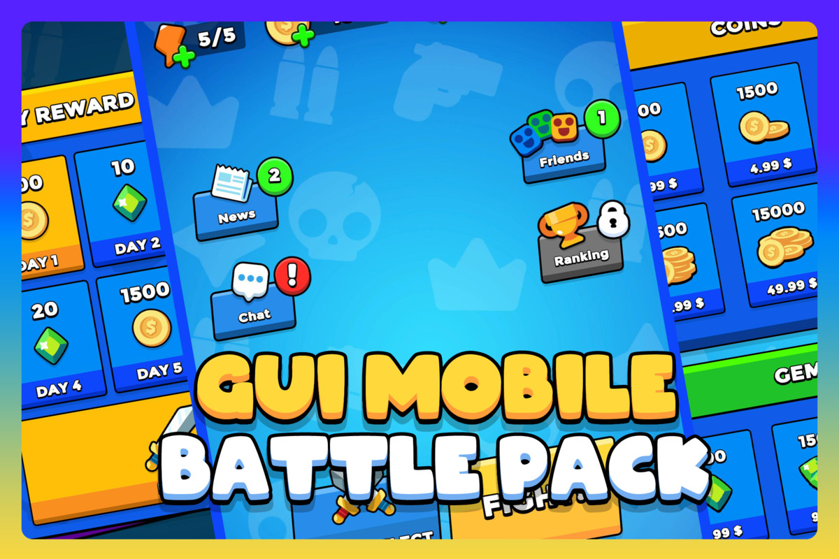 GUI Mobile - Battle Pack