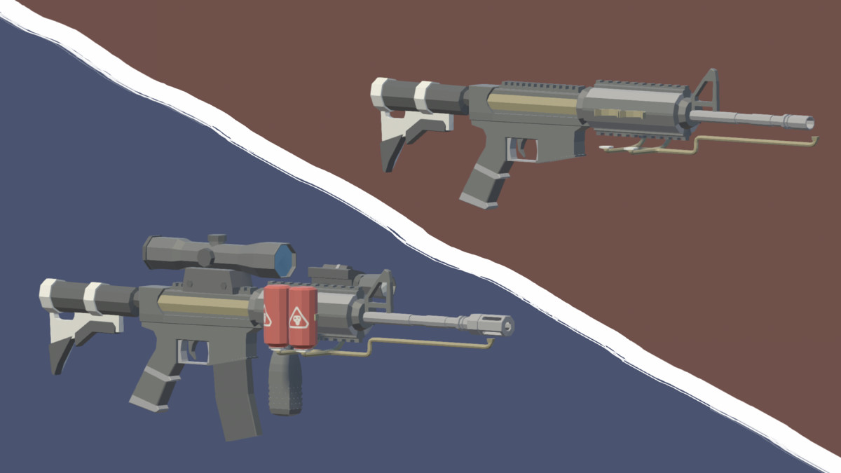 Stylized Fantasy Modular Guns