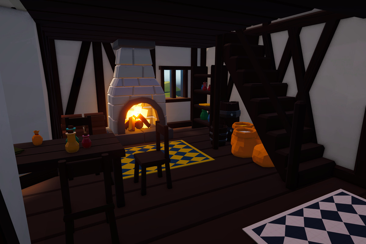 Low Poly Modular Medieval Village Constructor