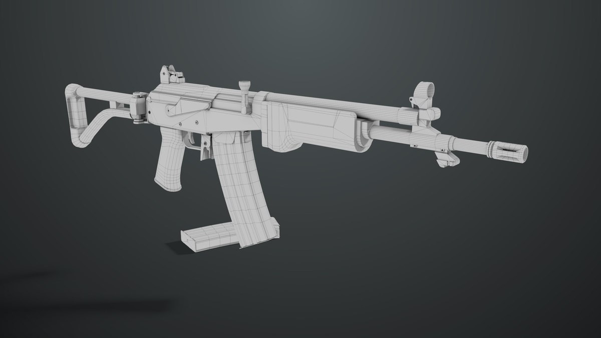 Machine Gun 13 Metal URP HDRP Textures