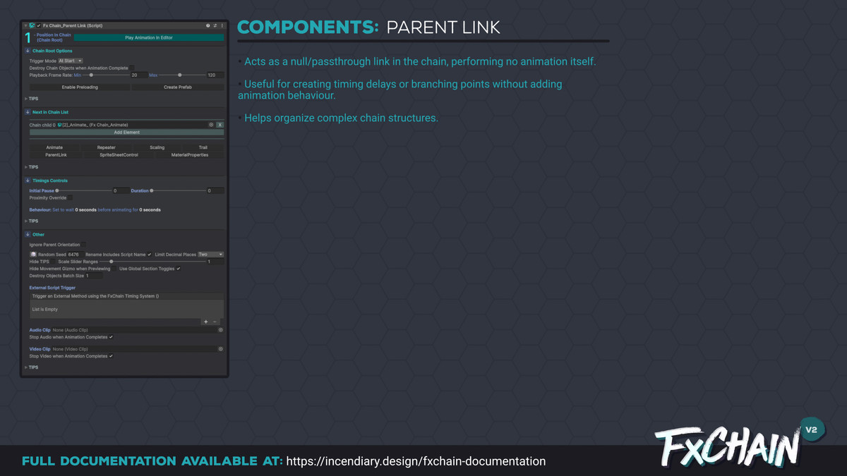 FxChain v2: Procedural Animation Sequencing for Unity
