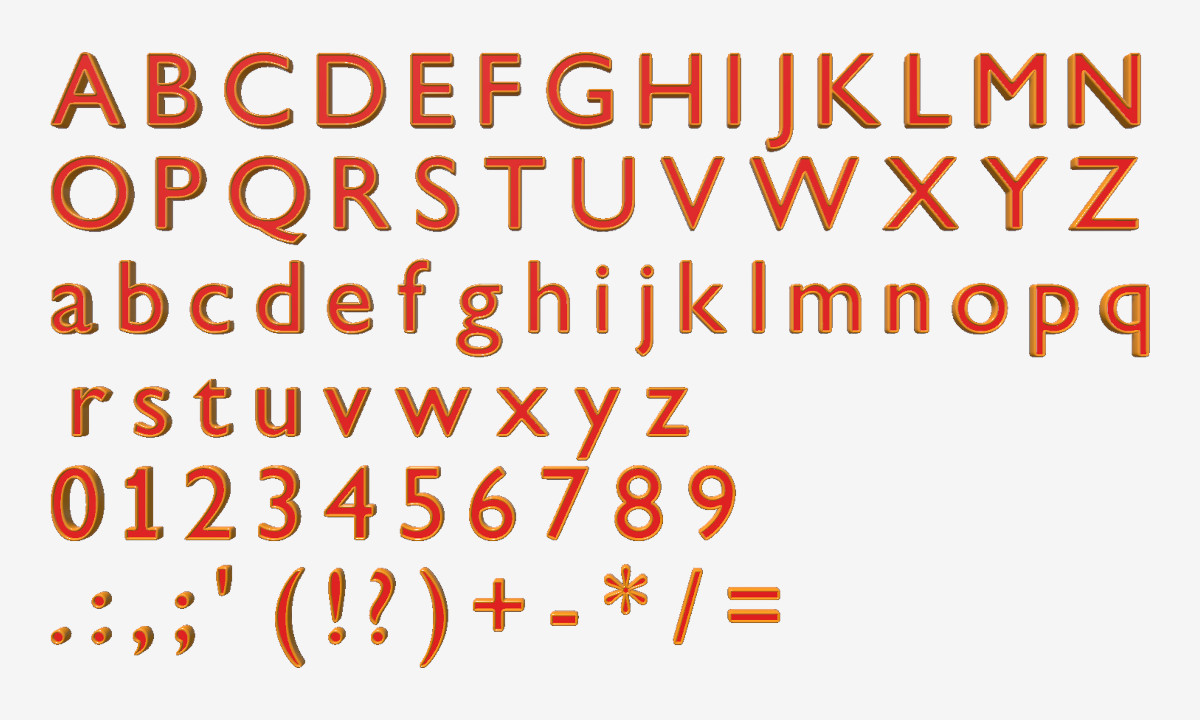 3D Text - Bordered Font Addon