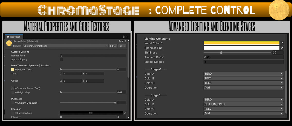 ChromaStage: TEV-Style Combiner Shading