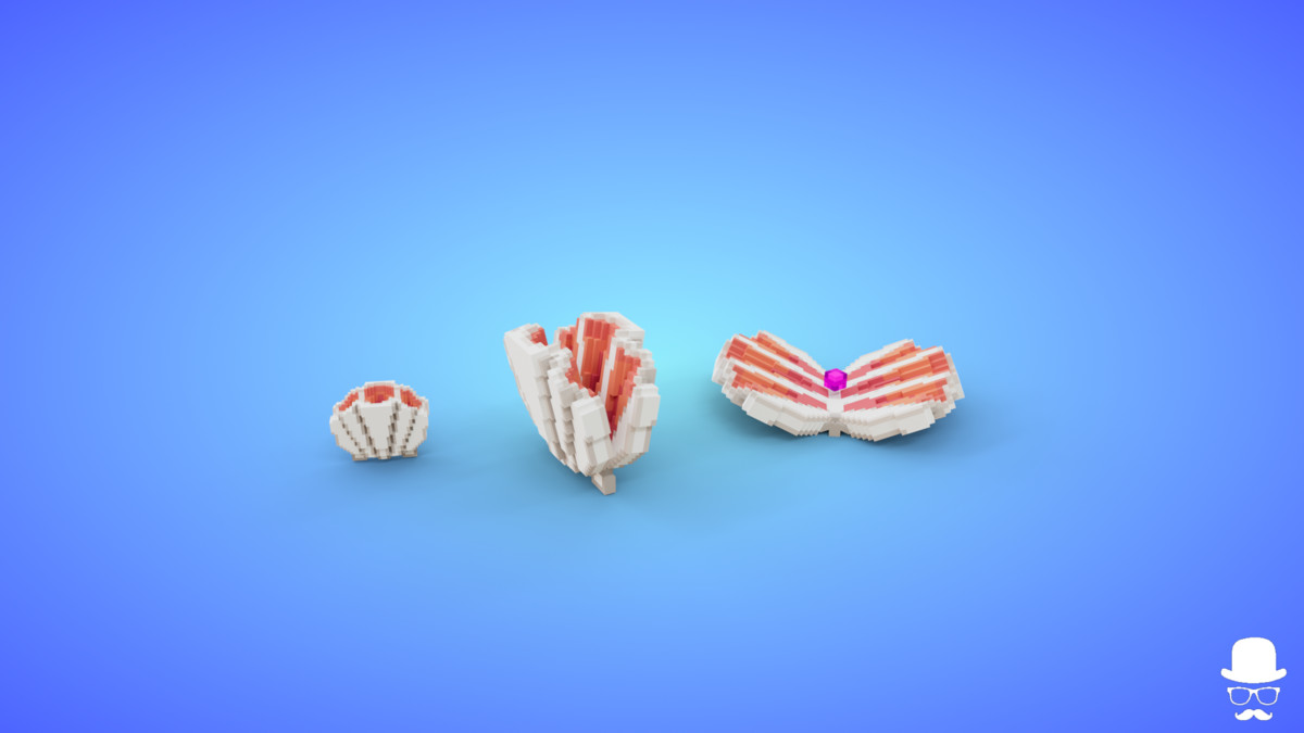 Voxel Ocean Animals Pack 2