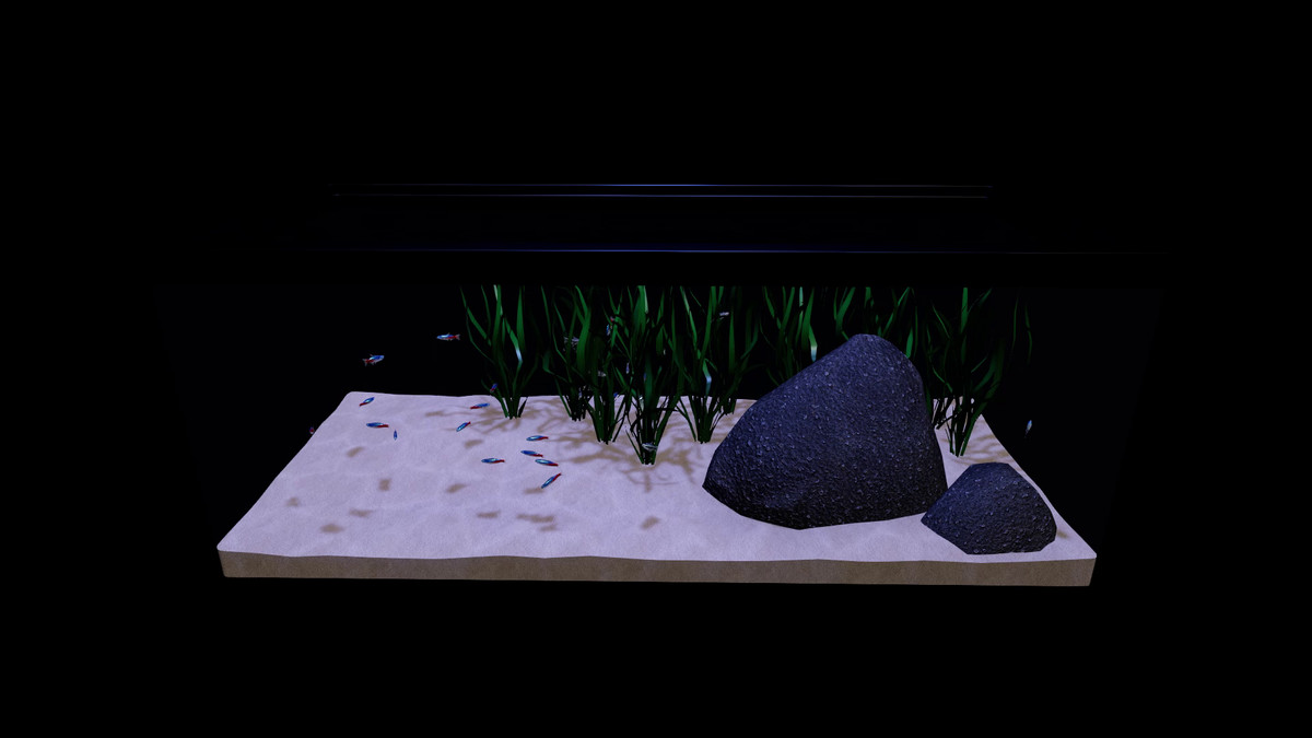 Fish School AI - Tropical Aquarium Set