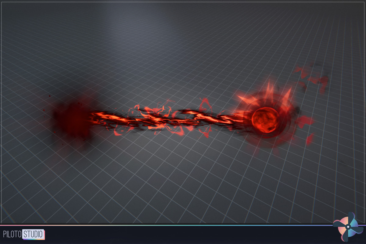 Stylized Laser Beam Attacks - 39 VFX