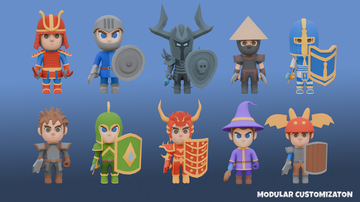 3D RPG Characters - Fantasy